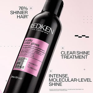 Redken Acidic Color Gloss Glass Gloss Treatment For Color-Treated Hair - Rinse Out Glossing Treatment Intense Shine &amp Conditioning