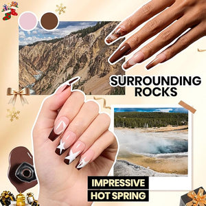 Beetles Gel Nail Polish Kit with U V Light - 68 Pcs Nails Kit 45 Colors Winter Christmas Gel Polish Set Mystic Wonderland Soak Off Red Green Nude DIY Manicure Nail Salon Gifts for Women Teens Girls