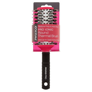 Pro Ionic Round Thermal Brush - Large Pink/Black