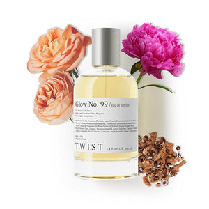 Twist Glow No. 99 - Inspired by Chlo.e EDP Long-Lasting Perfume for Women Rose &amp Peony Vegan Clean Ingredients Fragrance ? Spray 100 ml | 3.4 fl. oz.
