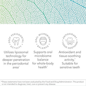 Biocidin Dentalcidin LS Liposomal Oral Rinse - Fluoride Free Mouthwash - 100% Plant-Based Professional Strength - Support Healthy Gums &amp Oral Microbiome - Freshen Breath (1oz)