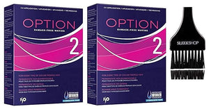 herr Option 2 Perm Damage-Free Waving Lotion for Color-Treated Hair Curly with Natural lSOamine Pack of 2