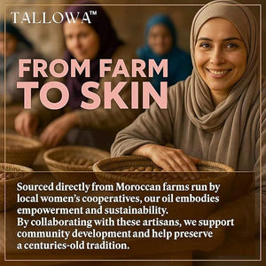 Argan Oil of Morocco From Moroccan Cooperative Farms 100% Authentic &amp Organic Argan oil for Hair Face and Skin Cold Pressed Virgin and unrefined Tames Frizz and Flyaways for all Hair Types