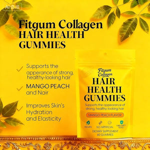 Hair Skin &amp Nails Gummies with Biotin ? Supports Healthy Hair and Skin + Complimentary Shampoo Bar