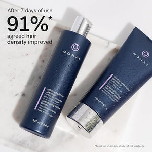 MONAT Volumizing Shampoo &amp; Conditioner Set Infused with REJUVENIQE ? Lightweight Care for Fine, Flat Hair ? Enhances Volume, Adds Softness and Shine ? Net Wt. 237 ml (8 fl. oz.) &amp; 177 ml (6 fl