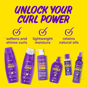 Miracle Curls: Shampoo Conditioner Deep Conditioner Refresher Gel Detangling Milk Oil Treatment 6-Piece Set