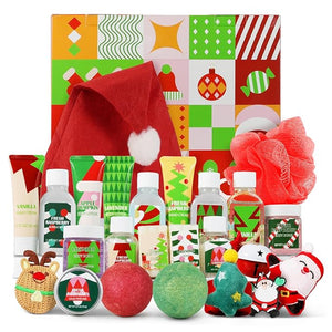 2025 Beauty Advent Calendar Christmas Gifts for Women with Hand Cream Bubble Bath Bath Bomb Spa Gifts for Daughter Girls New Year Advent Calendar for Beauty