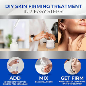 Skin Perfection Firming Serum Booster with Progeline Peptide Repair Serum Neck and Face Progeline Cream Upgrade Trifluoroacetyl Tripeptide-2 Anti-aging Diy .5 Fl Oz