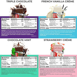 Power Crunch PRO Protein Wafer Bars Variety Pack in 4 Flavors 2.0 Ounce Bars (16 Count). High Protein