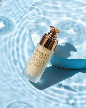 SKIN AURA¢â Advanced Anti-Aging Serum | All-In-One Sensitive Formula for Wrinkles, Fine Lines &amp; Age Spots | Plant Derivative with Hyaluronic Acid, Collagen Peptides, 5 Vitamins + Minerals - 30ml (1