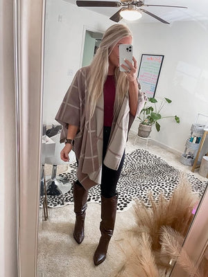 Moss Rose Women's Shawl Wrap Poncho Ruana Cape Open Front Cardigan Shawls for Fall Winter