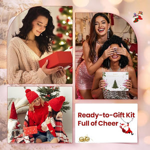 Beetles Christmas Gel Nail Polish Kit 68 Pcs with U V Light - 35 Color Gel Nail Kit Gifts for Teens Girls Women Soak Off Emotional Spectrum Red Winter Manicure Nails Decoration Tool Home DIY Set