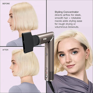 Shark FlexStyle Air Styling &amp Drying System Powerful Hair Blow Dryer &amp Multi-Styler with Auto-Wrap Curlers Oval Brush Concentrator Attachment Mocha HD431BR