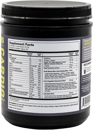 Cardio Miracle Nitric Oxide Supplement with Super Beets 90 Servings - Beet Root Powder with L-Arginine to Support Circulation Blood Flow Energy Endurance Stamina &amp Heart Health for Men and Wom