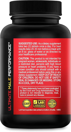 Kong XXL- Ultimate Male Performance and Enlargement Pills for Men- Add 3-6¡± in 60 Days- Enhanced Size Drive Strength and Endurance - Boost Performance- 60 Tablets