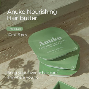 Nourishing Hair Butter Travel Kit for Damaged Hair 10ml*9pcs Shea Butter &amp Green Tea Korean Hair Care Hair Treatment Mask Vegan Protein