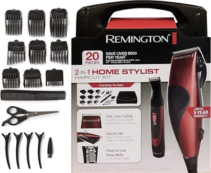 Remington HC1094 Home Barber Haircut Clipper Kit 14pc