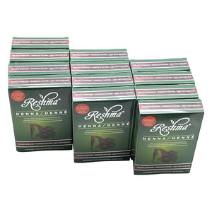 Reshma Beauty 30 Minute Henna Hair Color Infused with Organic Henna Lawsonia Inermis 100% Gray Coverage for Soft Shiny Hair Plant-Based Hair Dye?12.6 oz Pack of 12 (Burgundy)