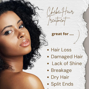 Hair Growth Set from Chad Africa - 4 oz Organic Chebe Oil 8 oz Unscented Chebe Butter with Horsetail