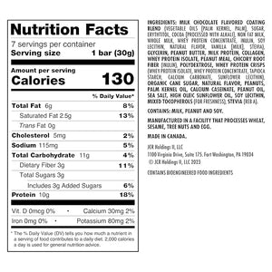 Jenny Craig Anytime Bars, 14-Count, Peanut Butter Chocolate Flavor, Vegetarian, 130 Calories, 6g Total Fat, 3g Dietary Fiber, 10g Protein