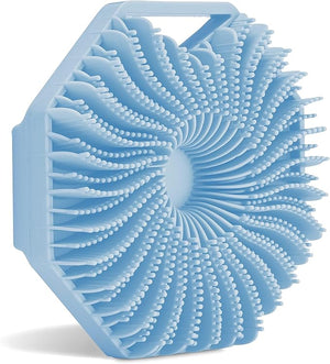 Sud Scrub¢ç Antimicrobial Silicone Body Scrubber Exfoliating Body Scrubber for Sensitive Skin Eco Friendly Shower Scrubber for Body Silicone Body Brush for Showering Blue