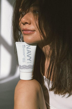 NAVY HAIR CARE Swell Thickening Cream | Lightweight Styling Product for Fullness &amp Shine | 4 oz