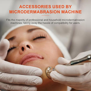 Elitzia 9 Tips 3 Wands Quality Diamond Dermabrasion Replacements Remove Wrinkles Blackheads Fine Lines ETL06A (Aluminium)