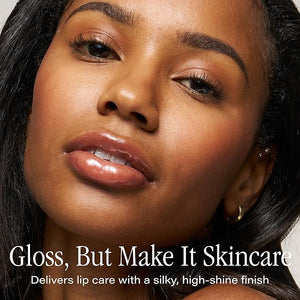 SKINN Luminous Lip Oil, Golden - Lip Care for Dry and Cracked Lips - Ultra-Light Non-Sticky Formula with Sheer Glossy Finish - Soothing Vitamin C &amp; Manuka Honey Supports Collagen Production