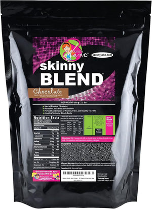 Skinny Blend - Best Tasting High Protein Shake for Women - Satisfying Low Carb Meal Replacement - Keto-Friendly Breakfast or Snack - Healthy Smoothie - 30 Delicious Shakes - Chocolate
