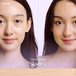 Naked Sundays BeautyScreen¢â SPF 50 Mineral Peptide Foundation Tint ? Skin Tint &amp Mineral Sunscreen | Radiant Buildable Coverage Acne-Safe Infused with Peptides (2 Fair Sand 1.01 oz)