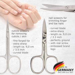 3 Swords Germany ? brand quality 8 piece manicure pedicure grooming kit set
