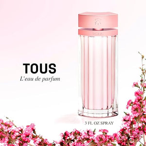 TOUS L'eau De Parfum Spray For Women, Elegant Floral Musky Perfume For Everyday Wear With Notes Of Jasmine, White Peony, and Amber, 3 Fl Oz