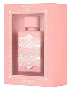 Lattafa Bade'e Al Oud Noble Blush for Unisex Eau de parfum Spray 3.4 Ounce / 100 Ml