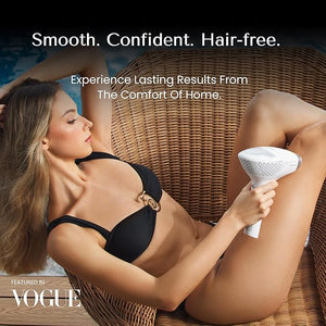 DermRays Diode Laser Hair Removal for Men and Women, V8S for Skin Tone 1-5, Permanent Reduction in Hair Regrowth, The World's First FDA-cleared Home-use Wide-Angle 810nm Laser Hair Removal Device