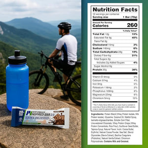 Performance Inspired Nutrition - Protein Bar 2.0 ? Contains: 20G Protein - 6G Fiber - 4g MCTs - 1 Billion CFU Probiotics ? 1G Prebiotics - G Free ? BIG 70g bar - Chocolate 12-Ct. Box