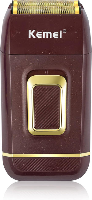 KEMEI Foil Shaver Double Electric Shaver for Men Electric Razors Head Shavers for Bald Men Barber Supplies Hair &amp Beard Trimmer Cordless Rechargeable