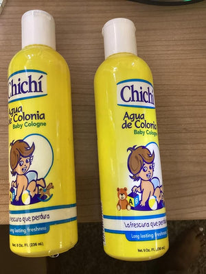 Chichi Baby Cologne (Aqua De Colonia) 8oz Long lasting Freshness [Set of 2]