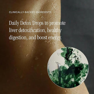 Juna Chlorophyll Liquid Drops (2-Pack) - 3X Potency Concentration - Detox Debloat Cleanse Internal Deodorant Energy &amp Cellular Support Supplement - Fresh Minty Lemon Taste