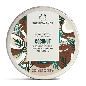 The Body Shop Coconut Body Butter ? Nourishing &amp Moisturizing Skincare for Very Dry Skin ? Vegan ? 6.75 oz