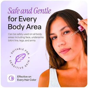 Cyperus Rotundus Skin Serum Oil, Natural Hair-Reducing &amp; Shaving Oil for Women, Moisturising &amp; Soothing for All Skin Types