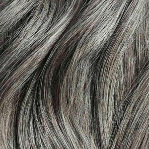 Luxy 100% Remy Human Hair Extensions for Thin Hair Thinning Hair Fill-Ins ? 6 Seamless Wefts Multi-Dimensional Color Blend - Natural-Looking Volume &amp; Coverage 50 grams 12" Light Gray Thinning
