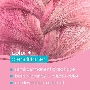 Keracolor Color + Clenditioner 3-in-1 Color-Depositing Conditioner Gentle Cleansing Conditioner Infusing Semi-Permanent Hair Color 9 Shades 33.8 Fl Oz