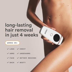 NEW Flasher 2.0 by Nood IPL Laser Hair Removal Device for Men and Women Pain-free and Permanent Results Safe for Whole Body Treatment - Matte Black