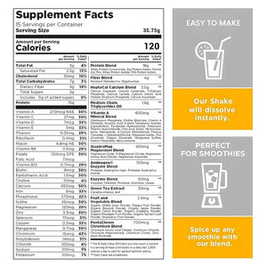 Meal Replacement Shake for Women with Chocolate Flavor Keto Friendly Kosher Protein Powder Probiotics for Easy Digestion Made in USA 169 Oz