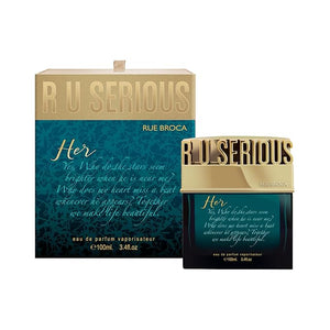 R U Serious Her Eau de Parfum Spray For Women 3.4 Fl. Oz ? Fruity Floral Fragrance with Warm Woody Notes