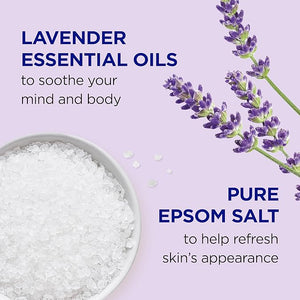 Dr Teal's Foaming Bath with Pure Epsom Salt, Soothe &amp; Sleep with Lavender, 34 fl oz (Pack of 4)