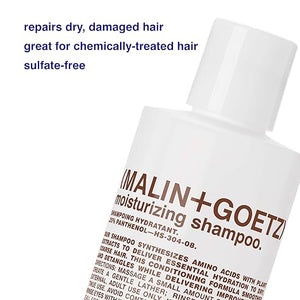 MALIN+GOETZ Shampoo | Hydrating Basil or Clarifying Peppermint Formula | Daily Cleanser with Amino Acids | For All Hair Types | Vegan Sulfate-Free &amp Unisex
