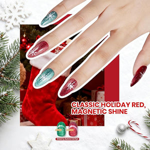 Beetles Cat Eye Gel Nail Polish Set - 36 Colors Gift Spree Red Purple Brown Green Burgundy Magnetic Christmas Gel Polish Kit Base Glossy Matte Top Coat Soak off UV DIY Salon Nail Art Gift for Women