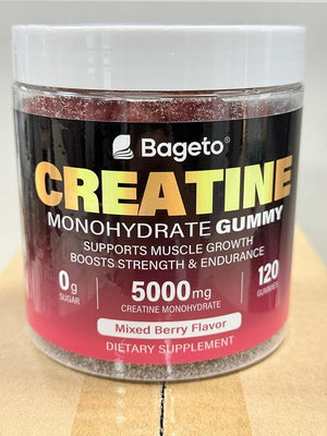 Creatine Monohydrate Gummies 5000mg for Men &amp; Women, 120 Count Creatine for Enhanced Muscle Growth, Strength, and Recovery, Sugar Free Pre-Workout Supplement-Mixedberry 2 120 Count (Pack of 2)