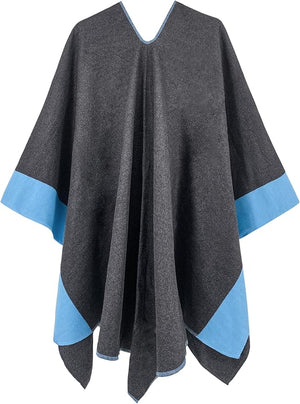Moss Rose Women's Shawl Wrap Poncho Ruana Cape Open Front Cardigan Shawls for Fall Winter